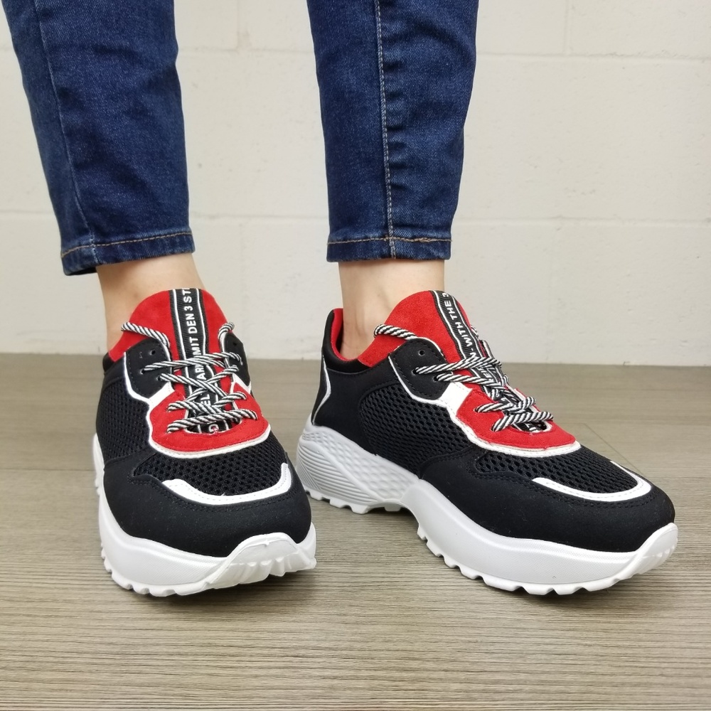 Chunky Platform Heel Fashion Dad Sneakers - Picture 5 of 8